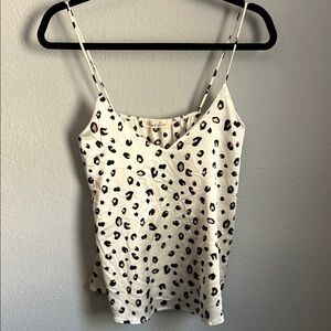 Chic Leopard Print Cami Top